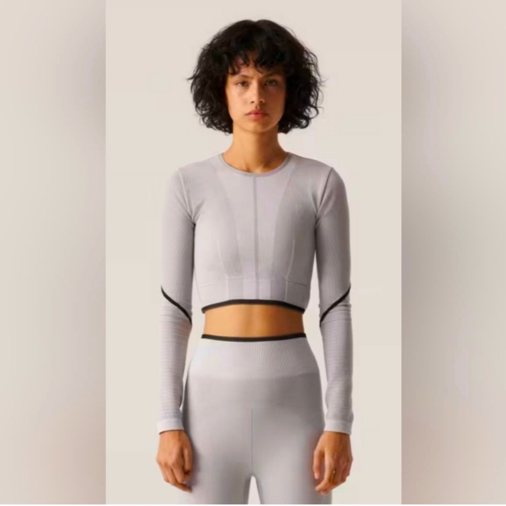 Stella McCartney x Adidas crop workout top, Small